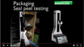video packaging seal peel testing