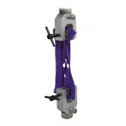 Flache Klemme mit Schraubbefestigung 2,5kN (Beispiel mit violettem Band)