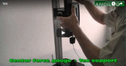 Video – TEX555 für die Überprüfung von Federn in Spannung und Kabeln in Zug