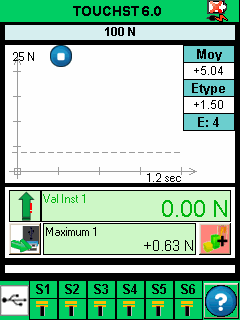 DATASTICK II Speicherung des Kurvenverlaufs