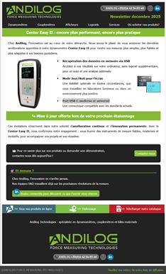 Newsletter - Dezember 2025 - Centor Easy II : noch leistungsstärker und praktischer